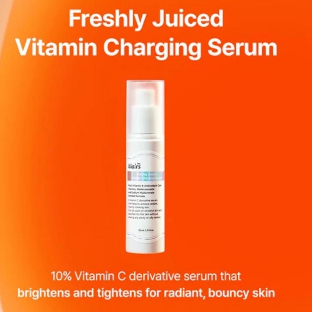 Klairs ☺️ Freshly Juiced Vitamin Charging Serum! Brand new 😃 - Picture 2 of 4